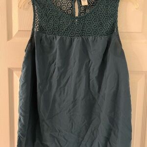 Old Navy Elegant Teal Sleeveless Top